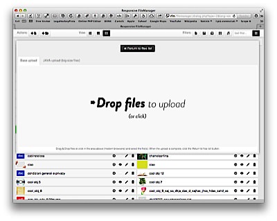 responsive filemanager file uploading