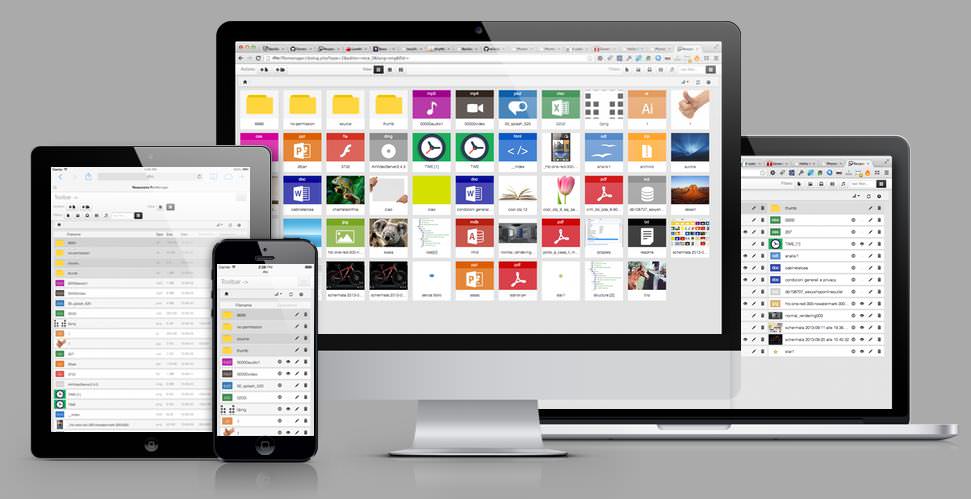 responsive filemanager devices